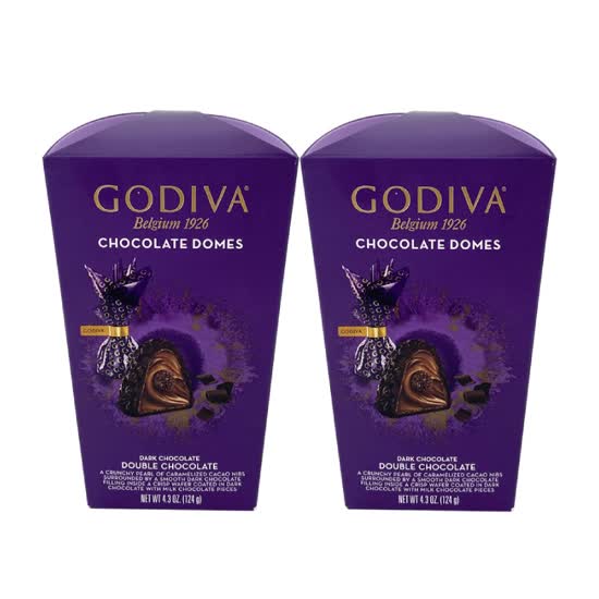 歌帝梵(GODIVA)|巧克力,-歌帝梵（GODIVA）臻粹双重巧克力制品120g*2盒