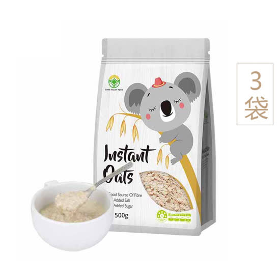 克来尔山谷|谷物麦片,-克来尔山谷（CLARE VALLEY)澳大利亚原装进口即食燕麦片500g*3袋装