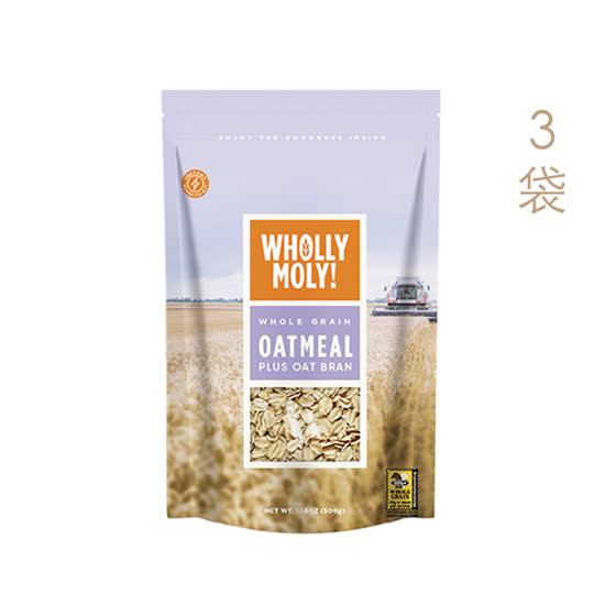好哩！(WHOLLY MOLY！)|谷物麦片,-好哩！(WHOLLY MOLY！) 燕麦麸皮混合燕麦片尝鲜装