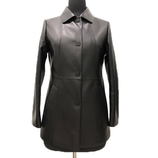 拉图玛(LATUMA)|女式外套,-拉图玛 女士翻领中长款绵羊皮衣