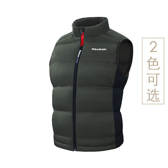 锐步(Reebok)|运动装,-锐步(Reebok) 男式轻薄羽绒马甲